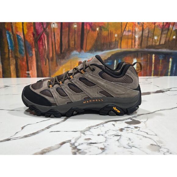 Merrell Moab 3 Low Walnut Size 9.5 Men\'s Hiking Boots Adventure Trail J035893 main image 6